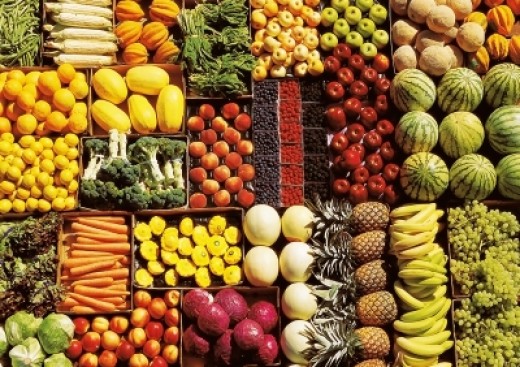 bogactwo warzyw i owoców